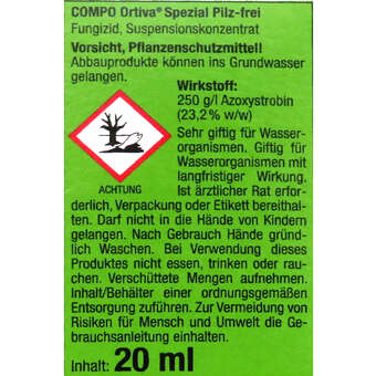 Compo Ortiva Spezial Pilz-frei - Wirksamer Pflanzenschutz | Praskac