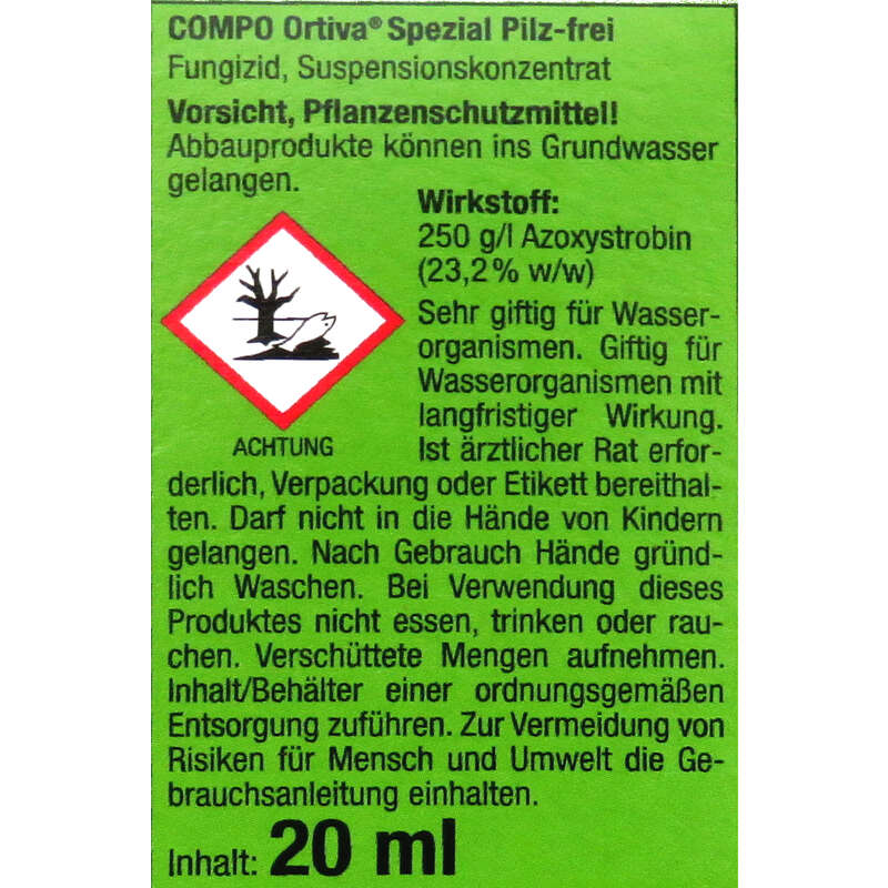 Compo Ortiva Spezial Pilz-frei - Wirksamer Pflanzenschutz | Praskac