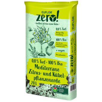 Mediterr. Zitrus-Kübelpflanzenerde Bio Zero