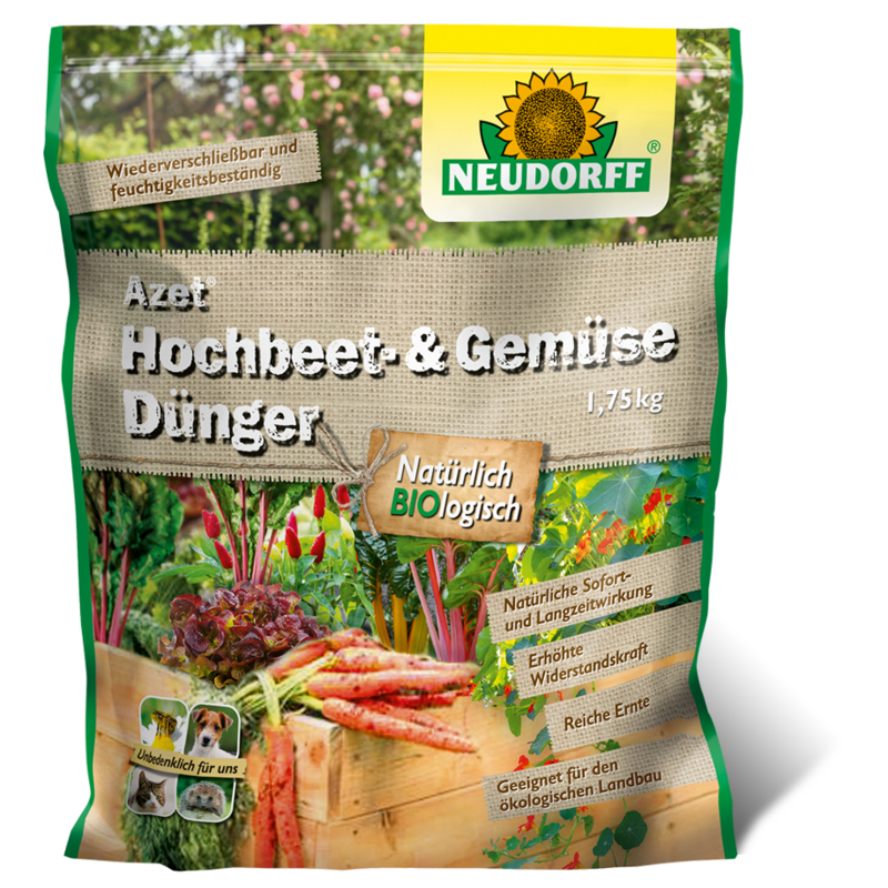 Azet Hochbeet- und Gemse Dnger - Hochbeet- u.Gemsednger Azet