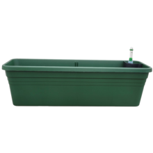 Blumentopf Mit Wasserreserve, 60 Cm, Anthrazit – Für Innen & Außen, Modernes Design, Ideal Für Pflanzen