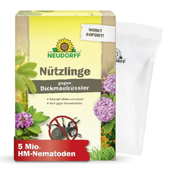 Nützlinge gegen Dickmaulrüssler und Gartenlaubkäfer